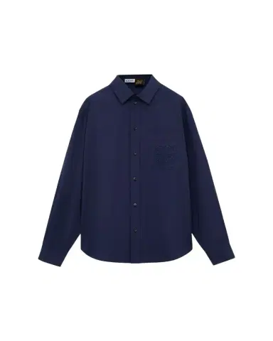 LOEWE x Paula's Ibiza Men's Long-Sleeve Anagram Pocket Shirt | Thumbnail 1 LOEWE x Paula's Ibiza Men's Long-Sleeve Anagram Pocket Shirt | Thumbnail 1