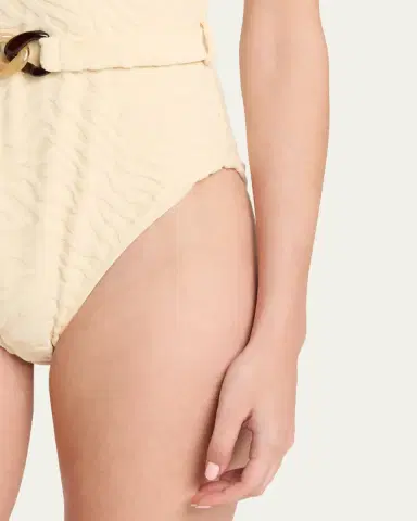 Zimmermann Indra Textured Scoop One-Piece Swimsuit | Thumbnail 4 Zimmermann Indra Textured Scoop One-Piece Swimsuit | Thumbnail 4