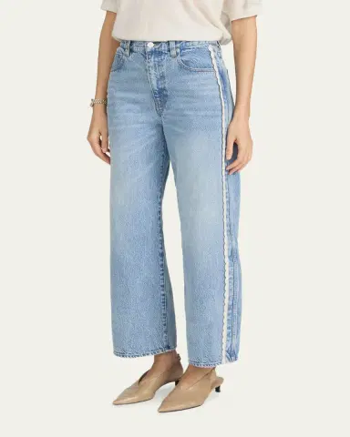 Frame The Crochet Bow Jeans | Thumbnail 4 Frame The Crochet Bow Jeans | Thumbnail 4