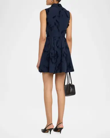 Jason Wu Collection Sleeveless Fringed Cotton Fil Coupe Mini Shirtdress | Thumbnail 7 Jason Wu Collection Sleeveless Fringed Cotton Fil Coupe Mini Shirtdress | Thumbnail 7