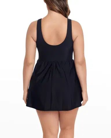 Miraclesuit Plus Size Marais Twist-Front One-Piece Swimsuit | Thumbnail 3 Miraclesuit Plus Size Marais Twist-Front One-Piece Swimsuit | Thumbnail 3