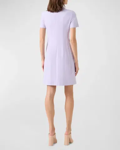 Akris Stretch Denim Mini Tunic Dress | Thumbnail 2 Akris Stretch Denim Mini Tunic Dress | Thumbnail 2