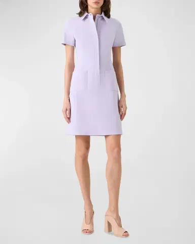 Akris Stretch Denim Mini Tunic Dress | Thumbnail 3 Akris Stretch Denim Mini Tunic Dress | Thumbnail 3