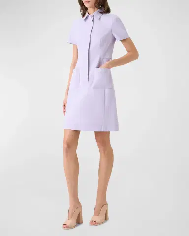 Akris Stretch Denim Mini Tunic Dress | Thumbnail 5 Akris Stretch Denim Mini Tunic Dress | Thumbnail 5
