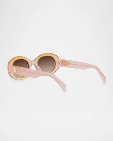 Celine Triomphe 52mm Oval Sunglasses | Thumbnail 4 Celine Triomphe 52mm Oval Sunglasses | Thumbnail 4