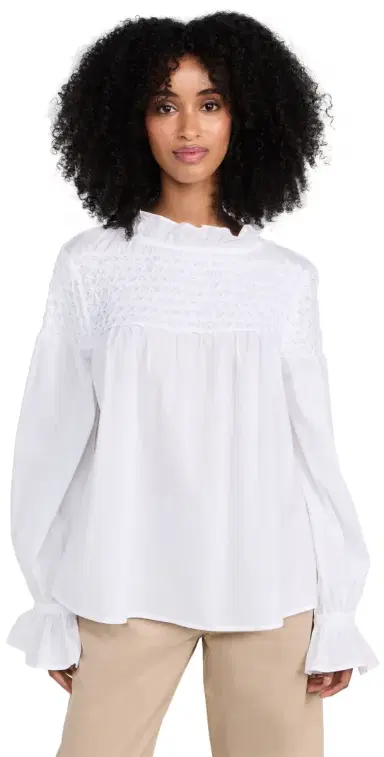 Merlette Majorelle Top White | Thumbnail 1 Merlette Majorelle Top White | Thumbnail 1