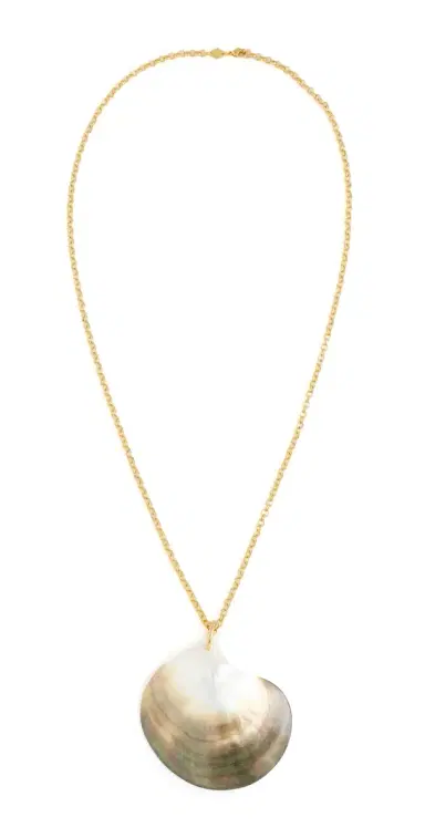 ANNI LU Golden Shell Necklace Ecru One Size | Thumbnail 1 ANNI LU Golden Shell Necklace Ecru One Size | Thumbnail 1