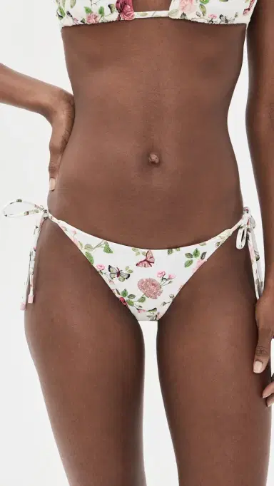 PQ Swim x AICE + OIVIA Embroidered Bikini Bottoms English Rose | Thumbnail 2 PQ Swim x AICE + OIVIA Embroidered Bikini Bottoms English Rose | Thumbnail 2