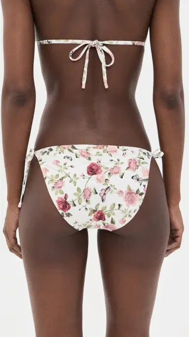 PQ Swim x AICE + OIVIA Embroidered Bikini Bottoms English Rose | Thumbnail 3 PQ Swim x AICE + OIVIA Embroidered Bikini Bottoms English Rose | Thumbnail 3