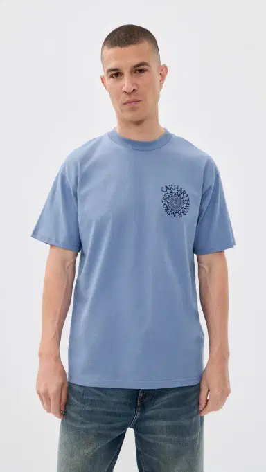Carhartt WIP pirals T-Shirt Gentle Blue | Thumbnail 3 Carhartt WIP pirals T-Shirt Gentle Blue | Thumbnail 3