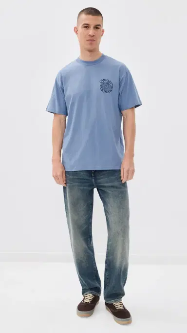 Carhartt WIP pirals T-Shirt Gentle Blue | Thumbnail 5 Carhartt WIP pirals T-Shirt Gentle Blue | Thumbnail 5
