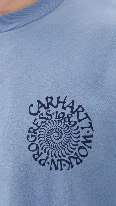 Carhartt WIP pirals T-Shirt Gentle Blue | Thumbnail 6 Carhartt WIP pirals T-Shirt Gentle Blue | Thumbnail 6