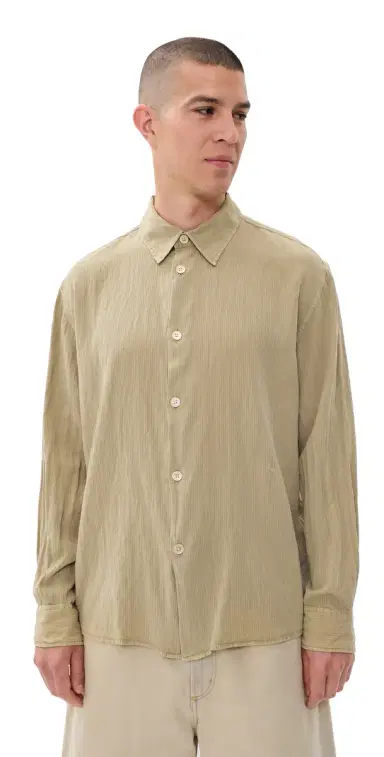 Our Legacy Beyond Shirt Sage Haze Ceremony Viscose | Thumbnail 1 Our Legacy Beyond Shirt Sage Haze Ceremony Viscose | Thumbnail 1