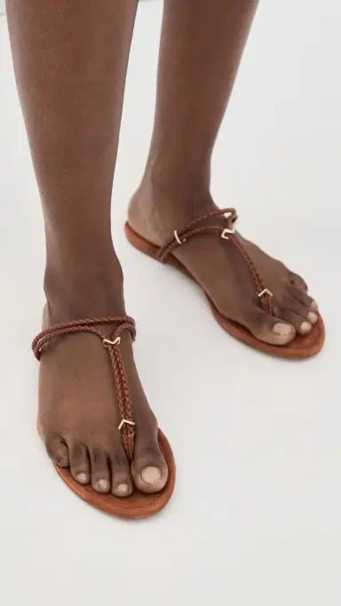 Schutz Cordelia Flat Sandals Cognac 7 | Thumbnail 3 Schutz Cordelia Flat Sandals Cognac 7 | Thumbnail 3