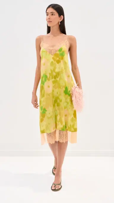 FRANÇOISE Layla Silk Dress Floral Yellow | Thumbnail 5 FRANÇOISE Layla Silk Dress Floral Yellow | Thumbnail 5