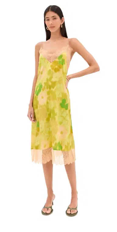 FRANÇOISE Layla Silk Dress Floral Yellow | Thumbnail 1 FRANÇOISE Layla Silk Dress Floral Yellow | Thumbnail 1
