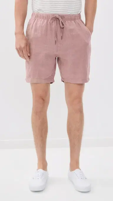 Faherty Essential Linen Shorts 7 Adobe S | Thumbnail 2 Faherty Essential Linen Shorts 7 Adobe S | Thumbnail 2