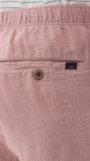 Faherty Essential Linen Shorts 7 Adobe S | Thumbnail 6 Faherty Essential Linen Shorts 7 Adobe S | Thumbnail 6