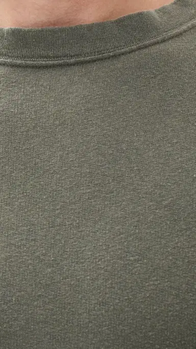 Our Legacy Slack Sweatshirt Worn Olive Rogue Loopback | Thumbnail 6 Our Legacy Slack Sweatshirt Worn Olive Rogue Loopback | Thumbnail 6