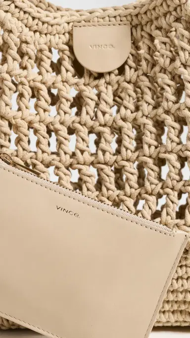 Vince Barcelona Small Tote Maiz One Size | Thumbnail 5 Vince Barcelona Small Tote Maiz One Size | Thumbnail 5
