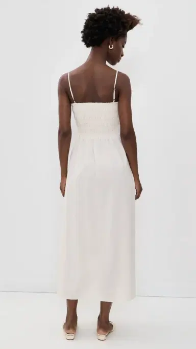Pistola Bianca Shirred Bodice Dress oft White | Thumbnail 3 Pistola Bianca Shirred Bodice Dress oft White | Thumbnail 3