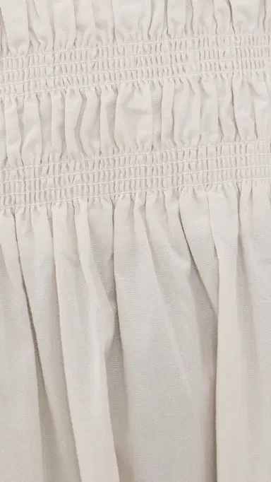 Pistola Bianca Shirred Bodice Dress oft White | Thumbnail 6 Pistola Bianca Shirred Bodice Dress oft White | Thumbnail 6
