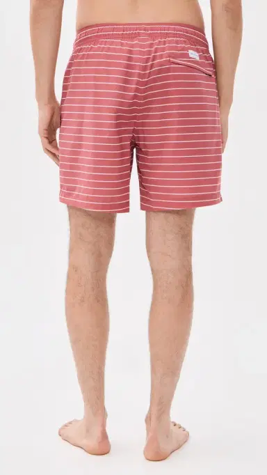 Fair Harbor x Foot Joy Bayberry Swim Trunks 7 Coastal Red Stripe | Thumbnail 3 Fair Harbor x Foot Joy Bayberry Swim Trunks 7 Coastal Red Stripe | Thumbnail 3