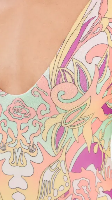 AFRM Romy Dress Vintage Swirl | Thumbnail 6 AFRM Romy Dress Vintage Swirl | Thumbnail 6