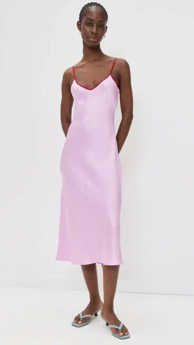 Comme Si ilk Bias lip Dress Dahlia | Thumbnail 2 Comme Si ilk Bias lip Dress Dahlia | Thumbnail 2