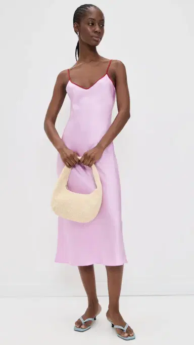 Comme Si ilk Bias lip Dress Dahlia | Thumbnail 5 Comme Si ilk Bias lip Dress Dahlia | Thumbnail 5