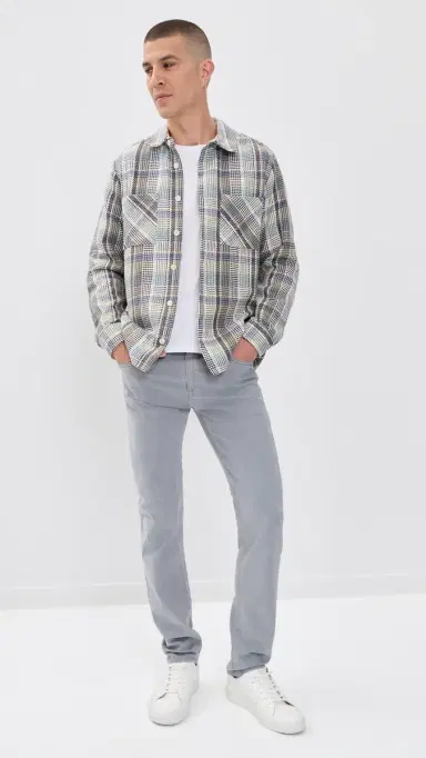 FRAME L'Homme Slim Jeans Sea Blue | Thumbnail 5 FRAME L'Homme Slim Jeans Sea Blue | Thumbnail 5
