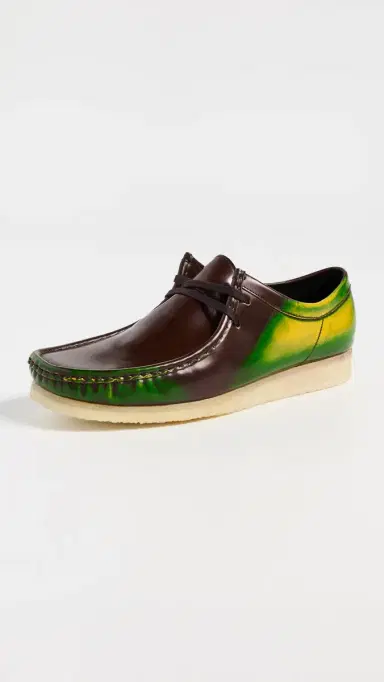 Clarks Wallabee Brush Off Leather Shoes | Thumbnail 2 Clarks Wallabee Brush Off Leather Shoes | Thumbnail 2