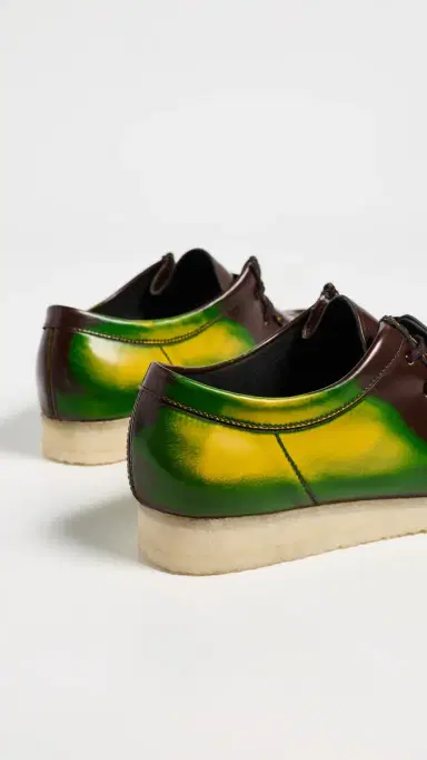 Clarks Wallabee Brush Off Leather Shoes | Thumbnail 3 Clarks Wallabee Brush Off Leather Shoes | Thumbnail 3