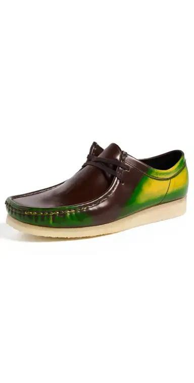 Clarks Wallabee Brush Off Leather Shoes | Thumbnail 1 Clarks Wallabee Brush Off Leather Shoes | Thumbnail 1