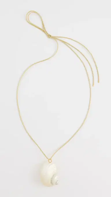 ANNI LU Shell On A String Necklace Vanilla | Thumbnail 2 ANNI LU Shell On A String Necklace Vanilla | Thumbnail 2