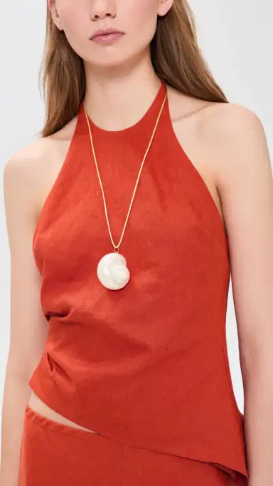 ANNI LU Shell On A String Necklace Vanilla | Thumbnail 3 ANNI LU Shell On A String Necklace Vanilla | Thumbnail 3