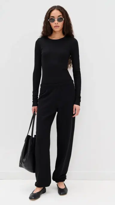 Éterne Long leeve Fitted Top Black | Thumbnail 5 Éterne Long leeve Fitted Top Black | Thumbnail 5