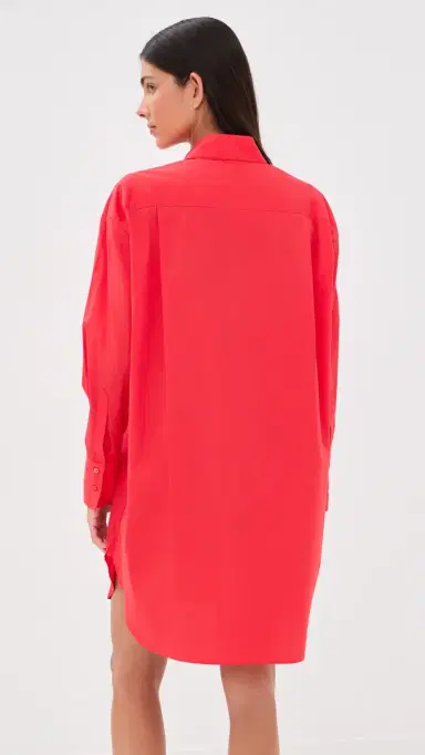 TWP Big Joe hirt Dress Tomato | Thumbnail 3 TWP Big Joe hirt Dress Tomato | Thumbnail 3