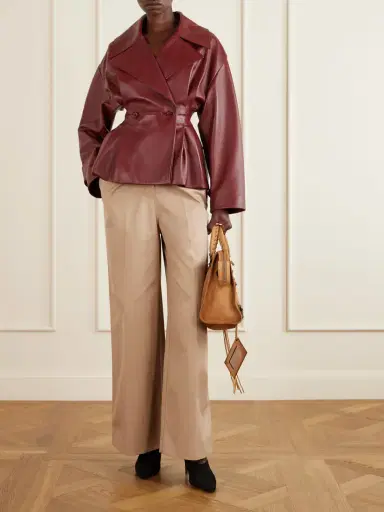 Balenciaga Le City Medium Suede Shoulder Bag | Thumbnail 3 Balenciaga Le City Medium Suede Shoulder Bag | Thumbnail 3