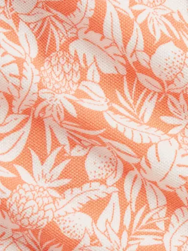 Polo Ralph Lauren Baby Girl's Peplum Polo Shirt, Bloomers & Hat Set - Orange Pineapple 3 Months | Thumbnail 3 Polo Ralph Lauren Baby Girl's Peplum Polo Shirt, Bloomers & Hat Set - Orange Pineapple 3 Months | Thumbnail 3
