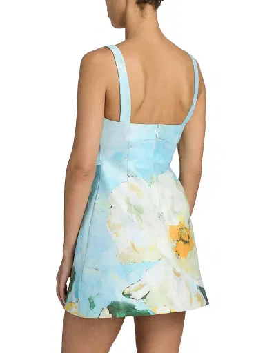 Acler Women's Newcatton Poppy Placement Print Minidress - Poppy Reverie | Thumbnail 5 Acler Women's Newcatton Poppy Placement Print Minidress - Poppy Reverie | Thumbnail 5