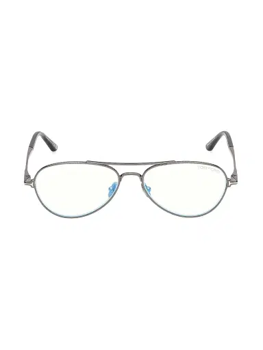 Tom Ford Women's 56MM Blue Block Aviator Glasses - Grey | Thumbnail 2 Tom Ford Women's 56MM Blue Block Aviator Glasses - Grey | Thumbnail 2