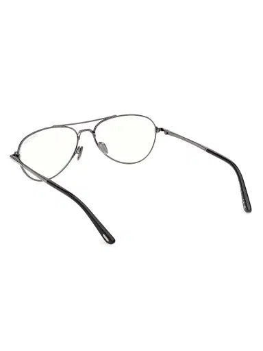 Tom Ford Women's 56MM Blue Block Aviator Glasses - Grey | Thumbnail 4 Tom Ford Women's 56MM Blue Block Aviator Glasses - Grey | Thumbnail 4