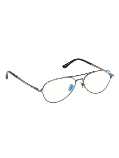 Tom Ford Women's 56MM Blue Block Aviator Glasses - Grey | Thumbnail 8 Tom Ford Women's 56MM Blue Block Aviator Glasses - Grey | Thumbnail 8