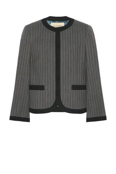 Valentino Giacca Faded Pinstripe Jacket | Thumbnail 4 Valentino Giacca Faded Pinstripe Jacket | Thumbnail 4