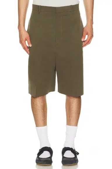 Bottega Veneta Cotton Silk Crinkled Toile Shorts | Thumbnail 1 Bottega Veneta Cotton Silk Crinkled Toile Shorts | Thumbnail 1
