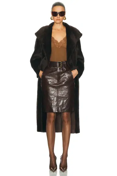 NOUR HAMMOUR Solene Coat | Thumbnail 1 NOUR HAMMOUR Solene Coat | Thumbnail 1