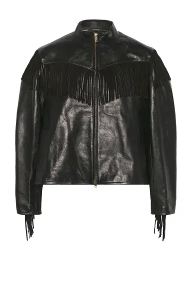 Austin Post Leather Fringed Western Cafe Racer | Thumbnail 4 Austin Post Leather Fringed Western Cafe Racer | Thumbnail 4