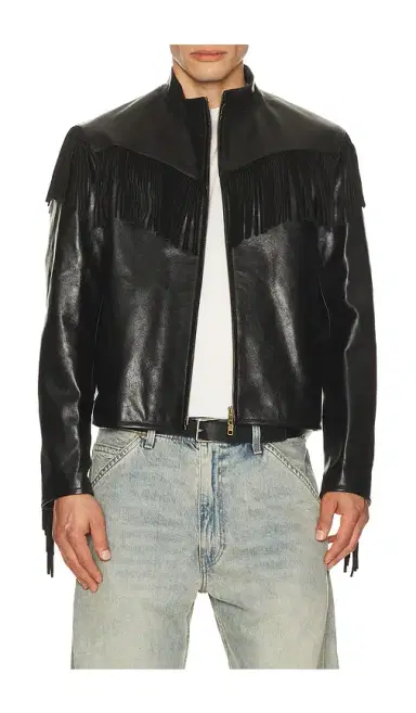 Austin Post Leather Fringed Western Cafe Racer | Thumbnail 6 Austin Post Leather Fringed Western Cafe Racer | Thumbnail 6