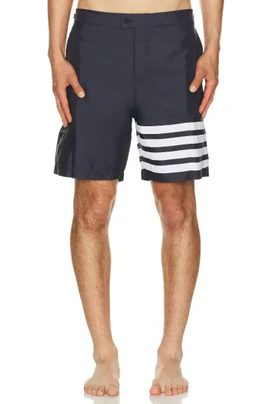 Thom Browne Button Front Board Short | Thumbnail 1 Thom Browne Button Front Board Short | Thumbnail 1